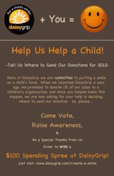 DaisyGrip gives to a children's charity